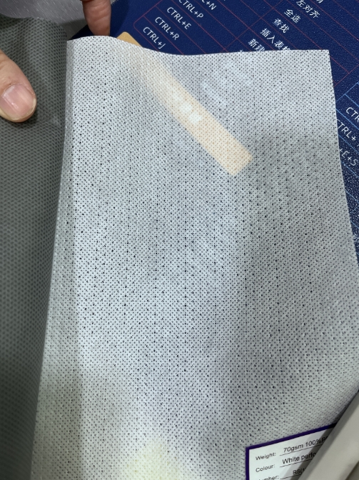 Perforated nonwoven fabric