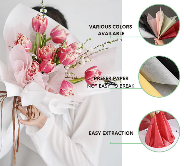 nonwoven fabric for flower wrapping